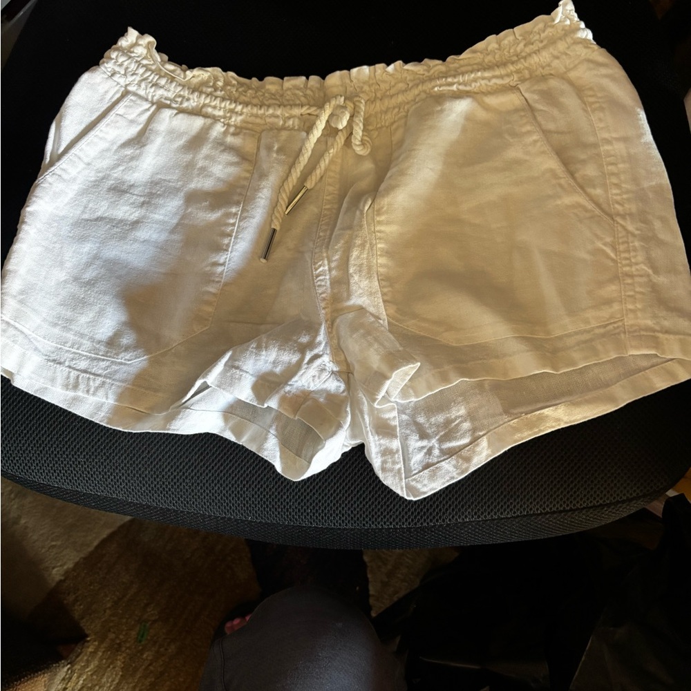 White Cargo Shorts